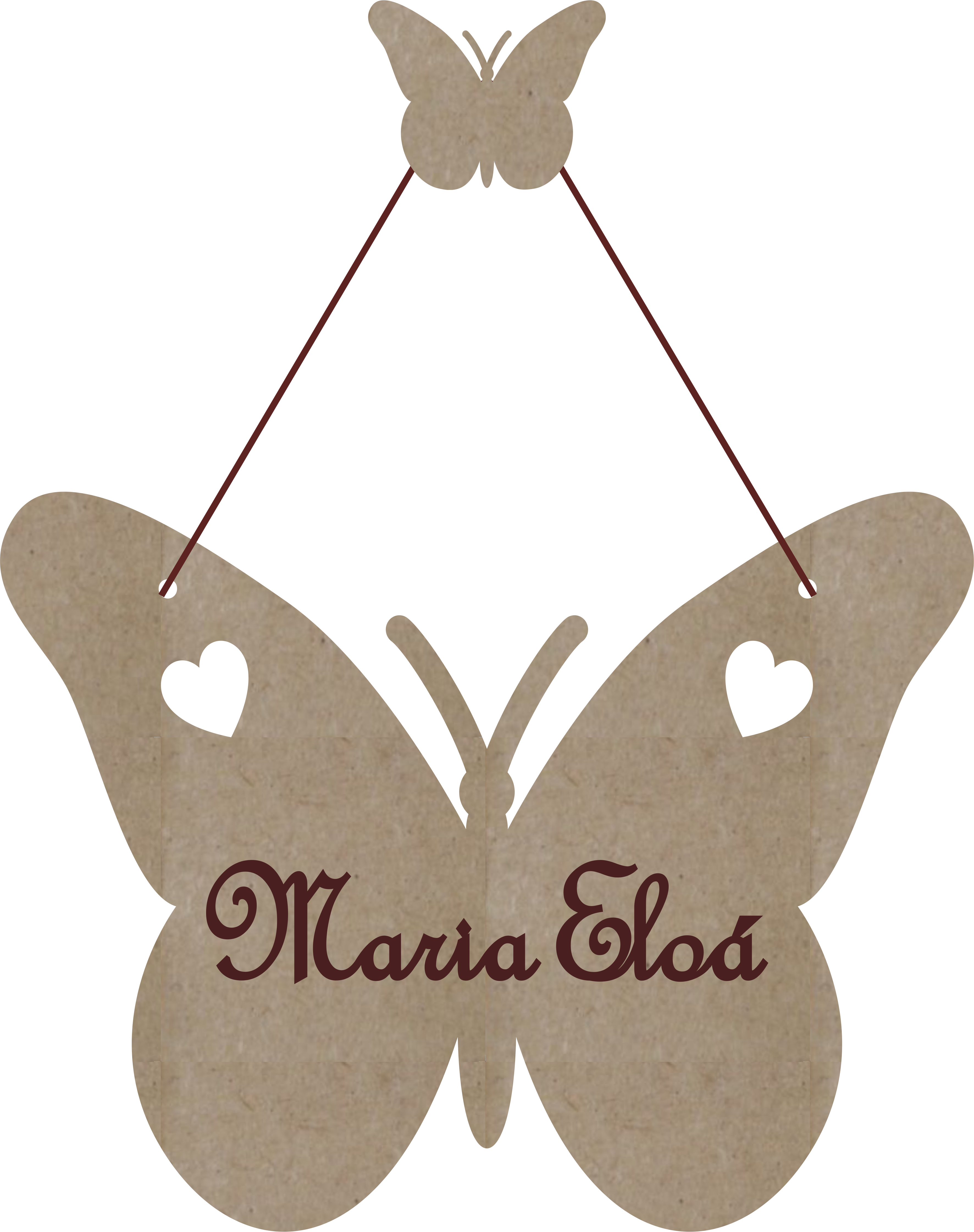 Quadro Maternidade Borboleta